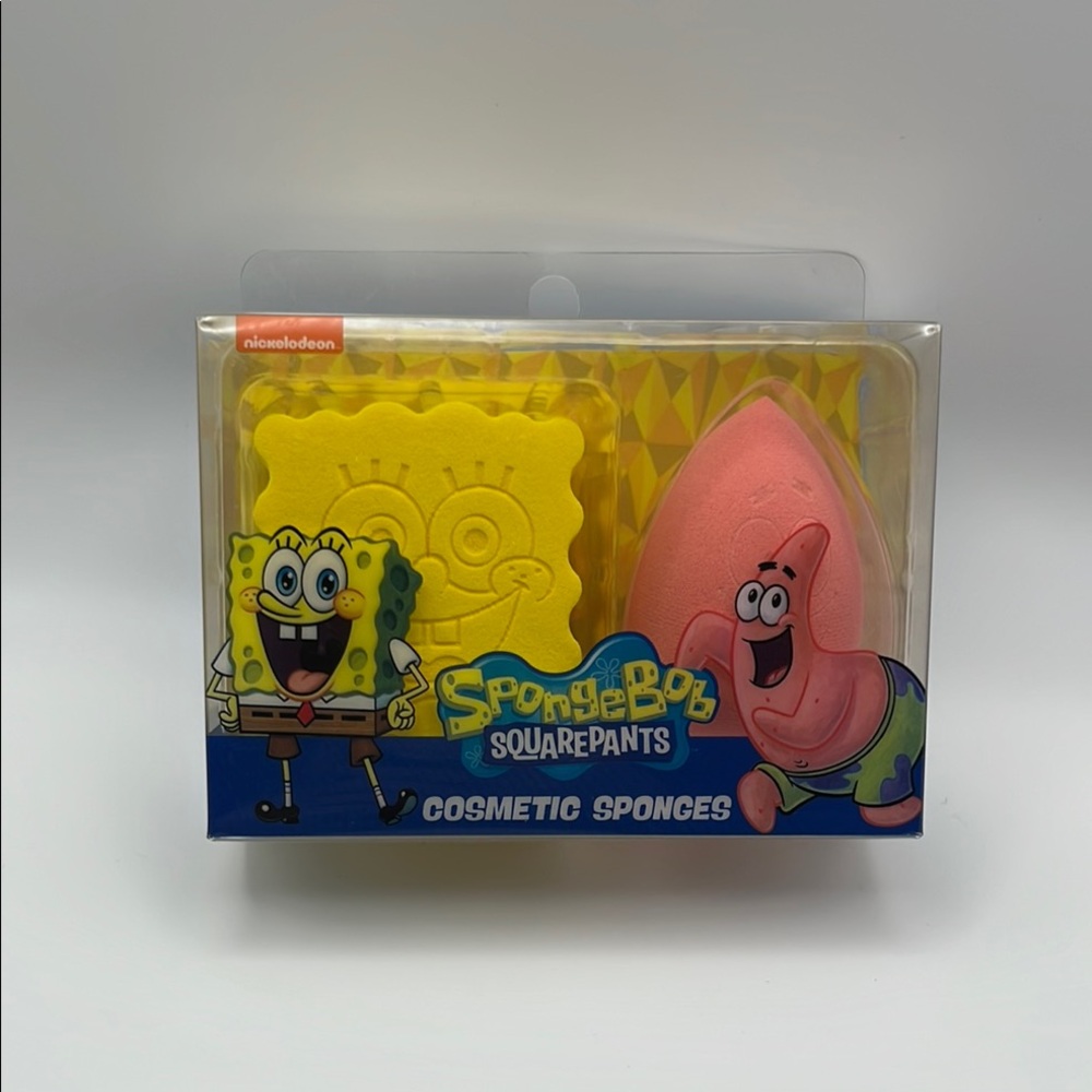 Nickelodeon SpongeBob and Patrick Cosmetic Sponges - Yellow and Pink